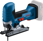 Bosch GST 18V-125 S cordless jigsaw with brushless motor.