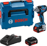 Bosch GDS 18V-330 cordless impact wrench set.