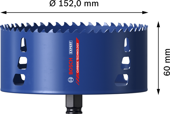 EXPERT Tough Material Hole Saw 152 x 60 mm EXPERT Tough Material Hole Saw 152 x 60 mm