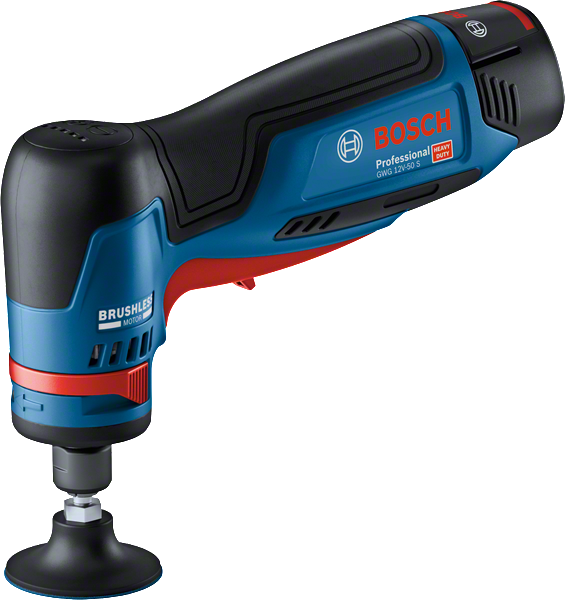 Bosch GWG 12V-50 S rotary grinder with brushless motor.