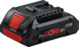 Bosch ProCORE 18V 4.0Ah battery pack.