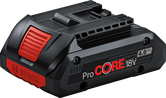 Bosch ProCORE 18V 4.0Ah battery pack.