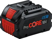 Bosch ProCORE18V 8.0Ah rechargeable battery pack.