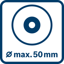  Disc Diameter max. 50 mm