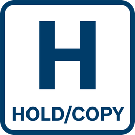 Hold and transfer measuring result