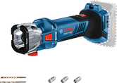 Bosch GCU 18V-30 cordless drywall cutout tool.