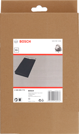 Bosch disposal bag 265x125x12mm.