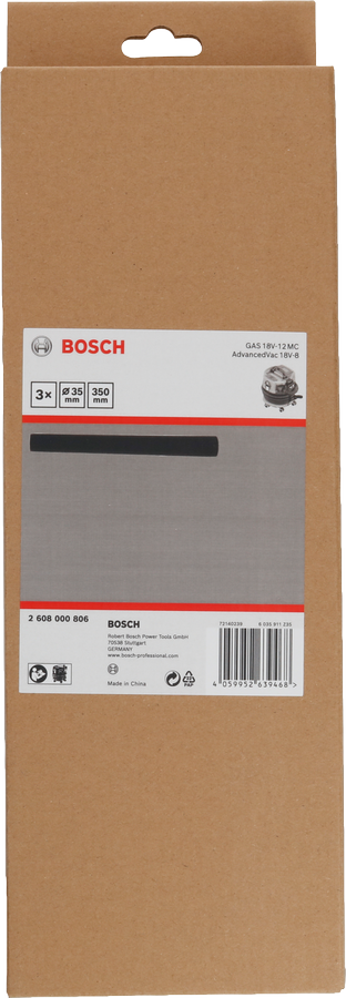 Bosch suction pipes 350×40×40mm.