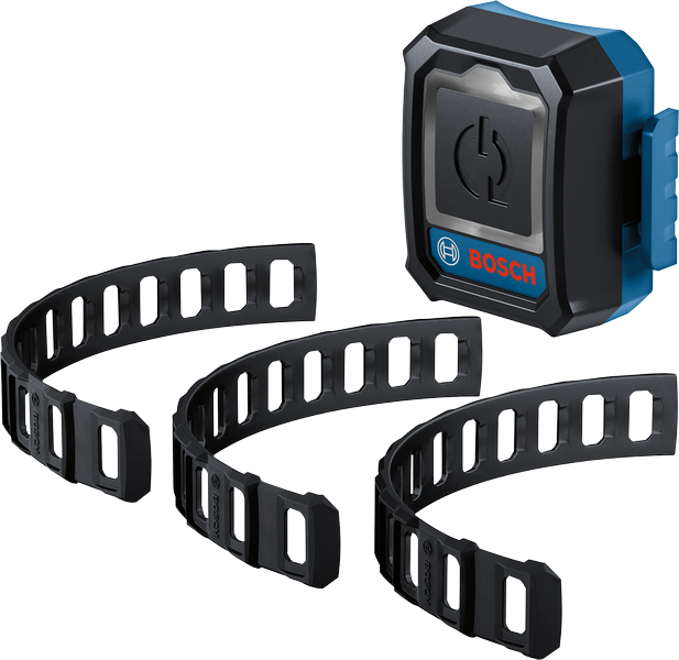 Bosch GCT 30-42 pipe cutter with three mounting straps.