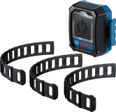 Bosch GCT 30-42 pipe cutter with three mounting straps.