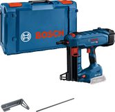 Bosch GNB 18V-38 cordless nailer with case.