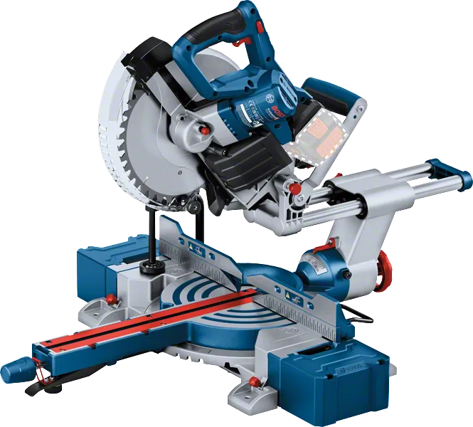 Bosch GCM 18V-254 cordless sliding miter saw.