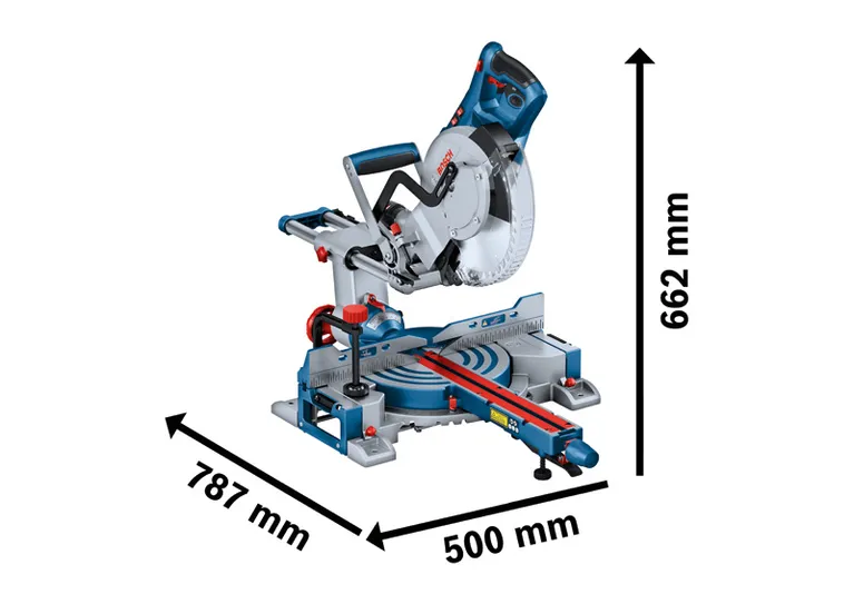 Bosch GCM 305-254 D mitre saw with sliding function.