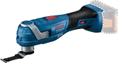 Bosch GOP 18V-34 cordless multi-tool with StarlockPlus blade.