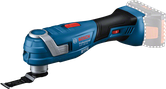 Bosch GOP 18V-34 cordless multi-tool with StarlockPlus blade.