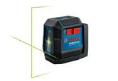 Bosch GLL 12-22 G laser leveling tool with green lines.
