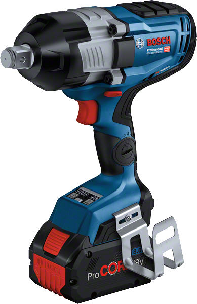 GDS 18V-1600 HC Bosch GDS 18V-1600 cordless impact wrench, 8.0Ah ProCORE battery.