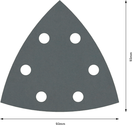 Bosch PRO F355 93 mm sanding sheet, grit 600.