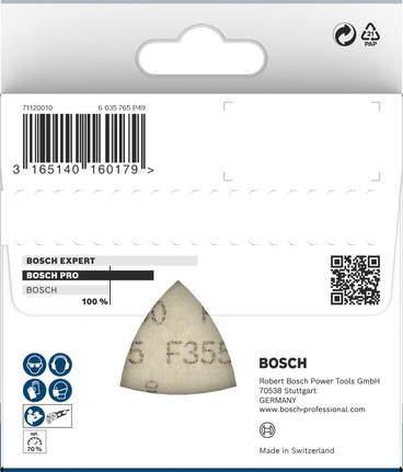Bosch PRO F355 93 mm G600 sanding sheet.