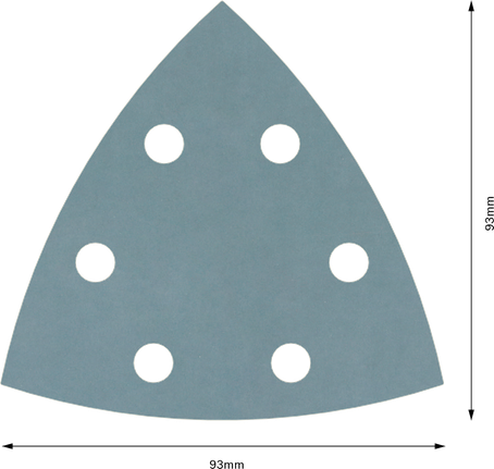 Bosch PRO F355 sanding sheet 93mm 1200 grit 6 holes.