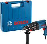Bosch GBH 2-26 rotary hammer drill with case.