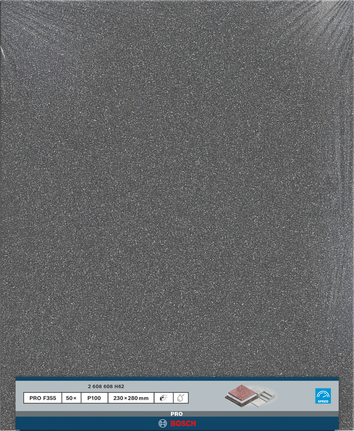 Bosch PRO C355 sanding roll 230x280mm grit 100.