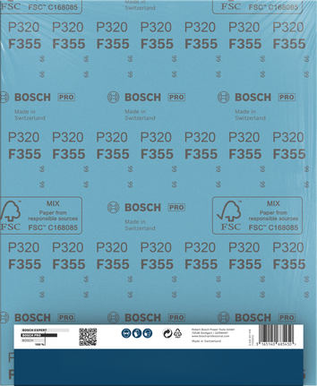 Bosch PRO F355 Sanding Roll 230x280mm G320 for fine sanding.