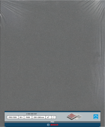 Bosch PRO F355 Sanding Roll 230x280 mm grit 400.