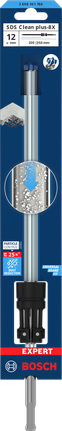 EXPERT SDS Clean plus-8X Hammer Drill Bit 12 x 200 x 350 Bosch SDS Clean plus-8X 12×200×350 mm drill bit.