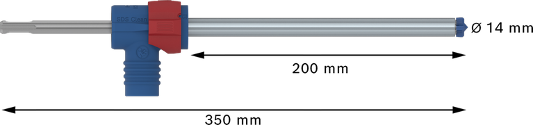 EXPERT SDS Clean plus-8X Hammer Drill Bit Set 14 x 200 x 350 Bosch EXPERT SDS Clean plus-8X hammer drill bit 14x200x350.