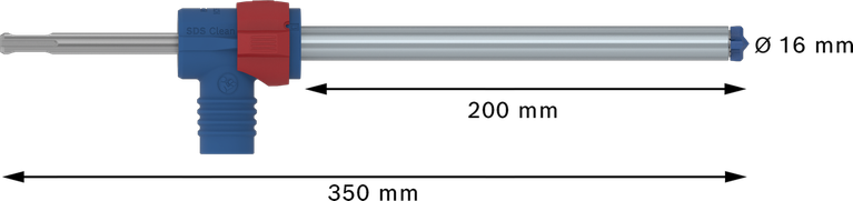 EXPERT SDS Clean plus-8X Hammer Drill Bit Set 16 x 200 x 350 Bosch EXPERT SDS Clean plus-8X Hammer Drill Bit 16x200x350 mm.