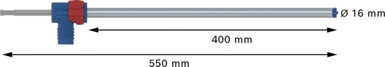EXPERT SDS Clean plus-8X Hammer Drill Bit Set 16 x 400 x 550 Bosch EXPERT SDS Clean plus-8X Hammer Drill Bit 16x400x550.