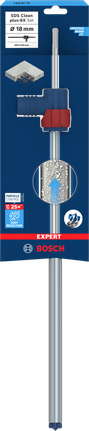 EXPERT SDS Clean plus-8X Hammer Drill Bit Set 18 x 400 x 550 Bosch 18mm EXPERT SDS Clean plus-8X drill bit.