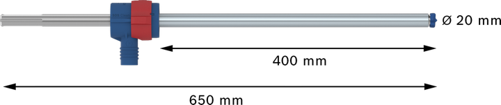 Bosch EXPERT SDS Clean max-8X hammer drill bit 20x400x650 mm.