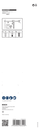 Bosch EXPERT SDS Clean max-8X hammer drill bit set 24 x 400 x 650.