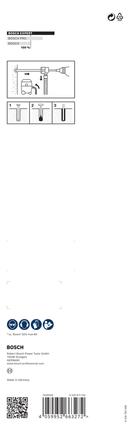 Bosch EXPERT SDS Clean max-8X hammer drill bit set 25×400×650.