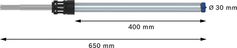 Bosch EXPERT SDS Clean max-8X hammer drill bit 30x400x650 mm.