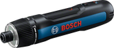 Bosch GO 3 cordless screwdriver, ergonomic design.