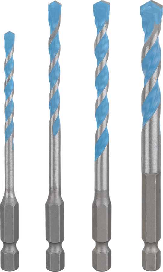 Bosch EXPERT HEX-9 Multi Construction Drill Bit Set, 4 pcs.