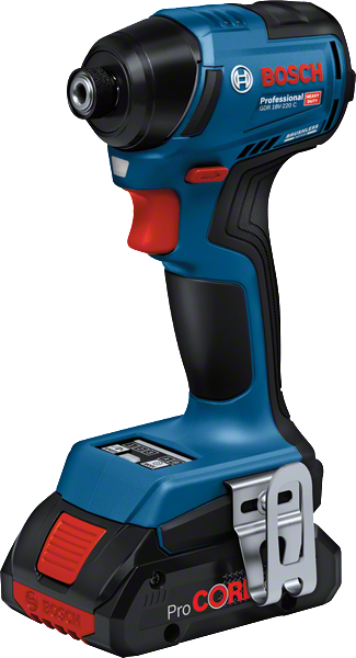 Bosch GDR 18V-220 cordless impact driver, ProCORE battery.