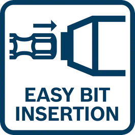 Quick and easy insertion of the bits without pulling the sleeve