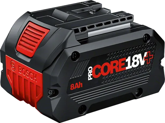 ProCORE18V+ 8.0Ah Bosch ProCORE18V+ 8.0Ah battery pack.