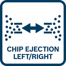Chip ejection: Left or right