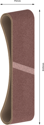 Bosch PRO X440 sanding belt 75x610mm G60 G80 G100.
