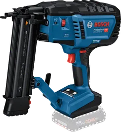 Bosch GNH 18V-50 M cordless brad nailer with 18 gauge capacity.