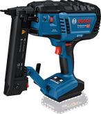 Bosch GTH 18V-38 M cordless wood stapler.