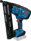 Bosch GNH 18V-64 MD cordless wood nailer for precise nailing.