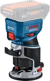 Bosch GKF 18V-8 cordless palm router with brushless motor.
