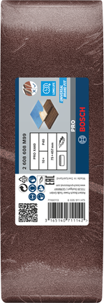 PRO X440 Sanding Belt, 75 x 457 mm, G40 PRO X440 Sanding Belt, 75 x 457 mm, G40
