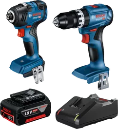 18V Brushless 2 Piece 4.0Ah Combo Kit